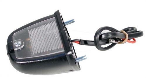 New black license - plate, light